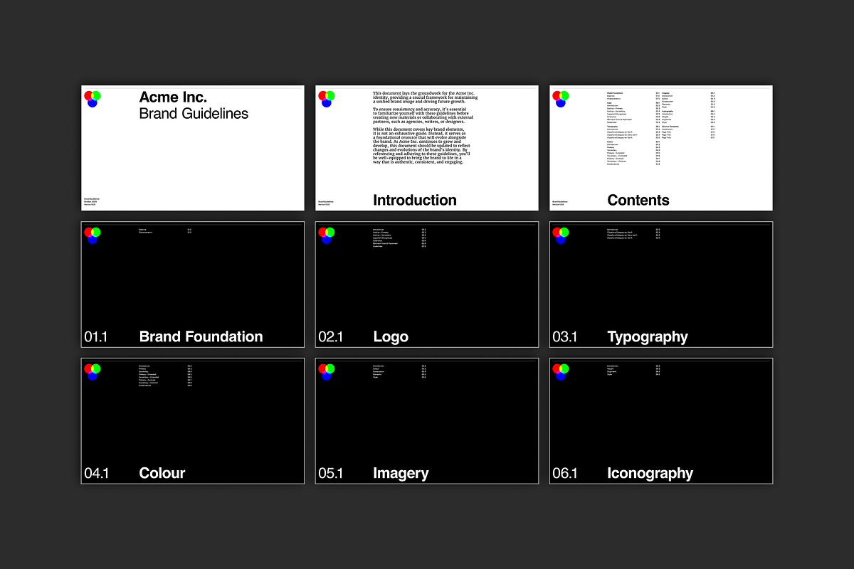 FRAMEWORK Brand Guidelines Template preview 7