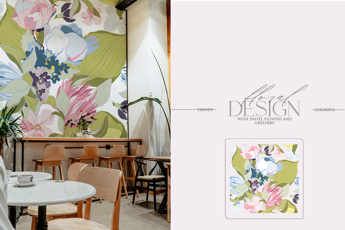 Pastel digital abstact flower bundle, a Decorative Illustration by 60secondsArt (Photo 10 of 14)