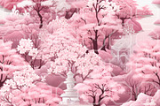 SAKURA SERENADE Toile De Jouy, a Pattern Graphic by RefinedFantasyStudio (Thumbnail 9 of 9)