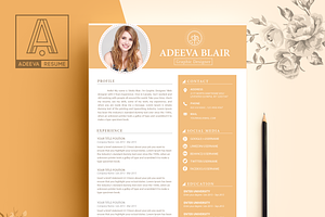 Clean Resume Template Blair