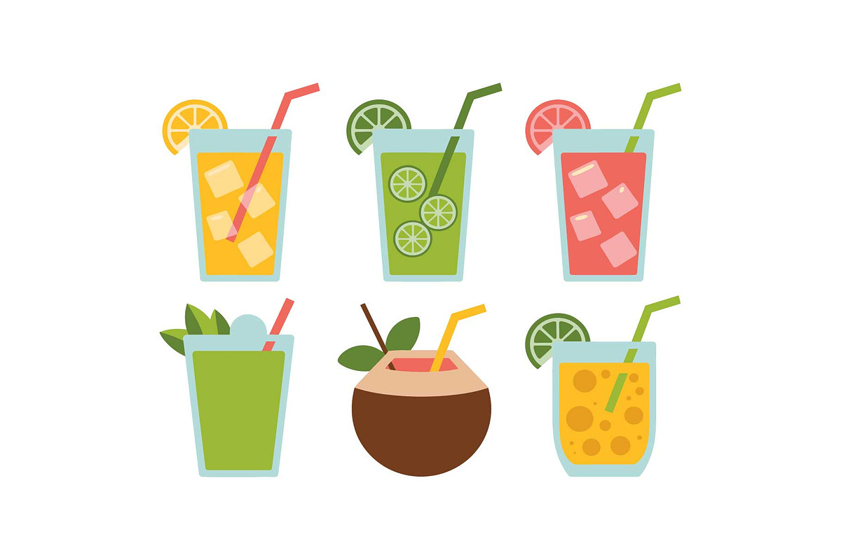 Summer Drink Mega Vector Set, an Object Graphic by Gfx_Store (Photo 4 of 13)