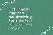 Back To School | Children's Font, a Handwritten Font by Ashley Scott Designs (Thumbnail 2 of 4)