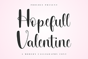 Hopefull Valentine - Beauty Font, a Script Font by Letterayu Studio (Thumbnail 1 of 6)