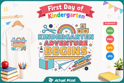 First Day of Kindergarten Bundle, an Education Illustration by Actual Pixel (Thumbnail 5 of 14)