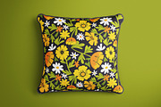 Сalendula and chamomile, a Pattern Graphic by GALAKAM (Thumbnail 2 of 7)