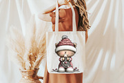 Whimsical Christmas Animal 21 PNG, an Animal Illustration by Libby Wishes (Thumbnail 6 of 7)