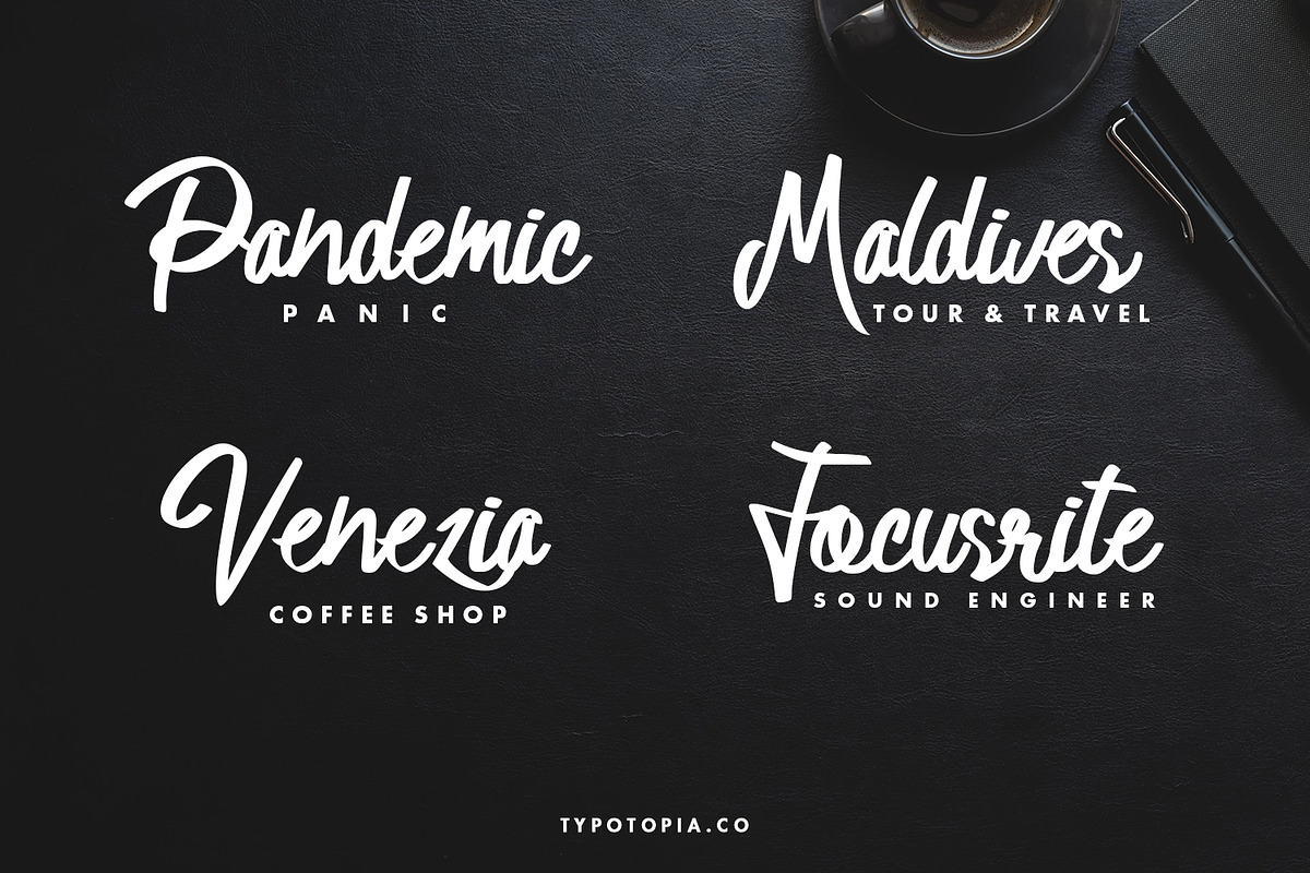 Astania Script, a Script Font by edukka (Photo 7 of 10)