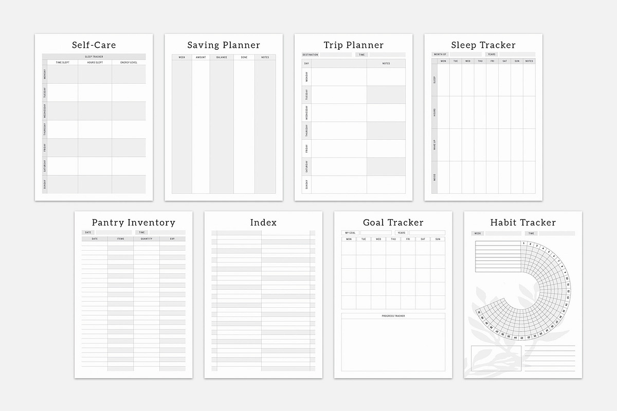 Ultimate Planner Bundle Pack Vol.98, a Stationery Template by MNT-Creator (Photo 10 of 10)