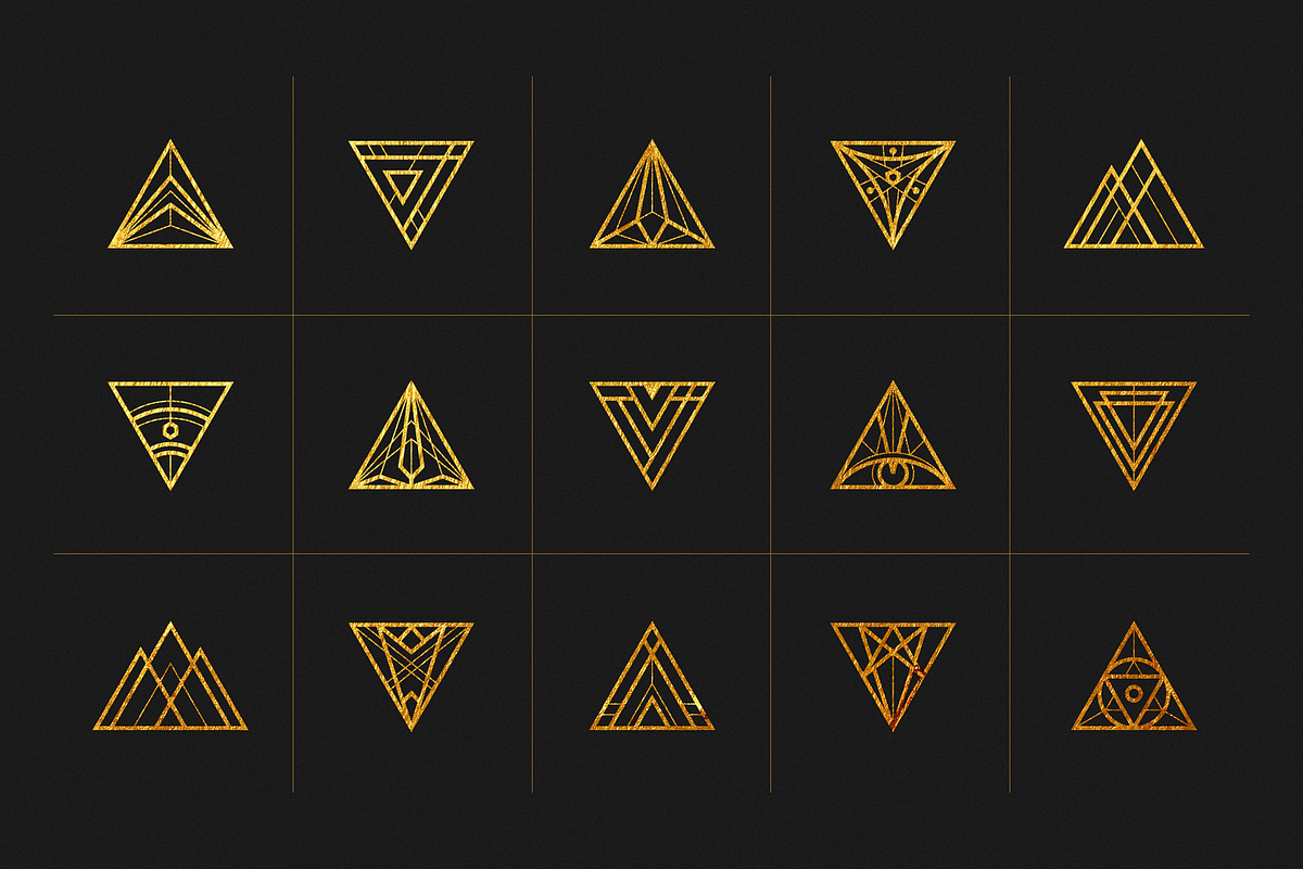 25 Linear Geometric Shapes. Part III, a Shape Add-On by le-genda (Photo 3 of 4)