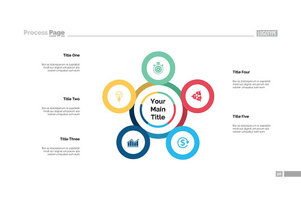 Five Points Strategy Slide Template
