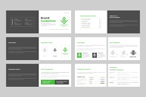 Corporate Brand Guideline Layout