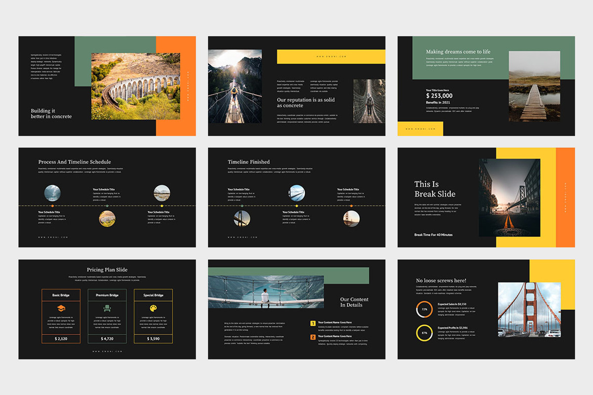 Ewoni : Construction Google Slides, a Presentation Template by Punkl Camp (Photo 7 of 9)
