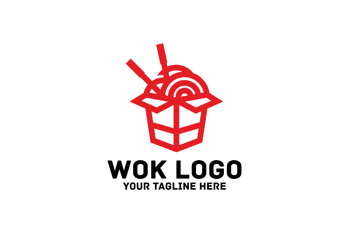 Wok Logo, a Branding & Logo Template by Brandlogo (Photo 2 of 3)