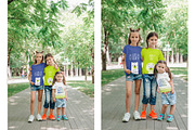 Kids Girl T-Shirt PSD Mockups Vol7, a Shirt Mockup by Hi, Mock-Up! (Thumbnail 6 of 8)