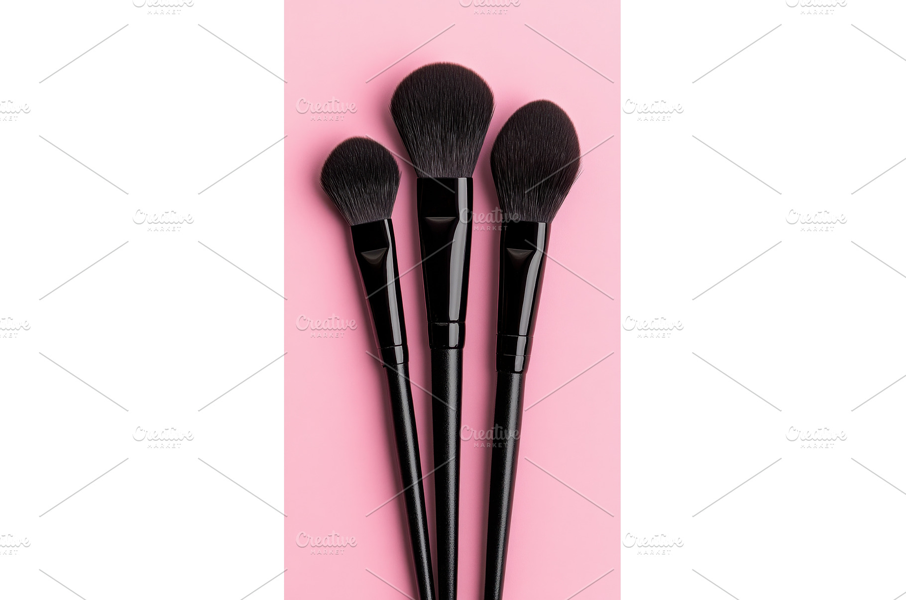 Display of black makeup brushes, a Beauty & Fashion Photo by Beautiful things