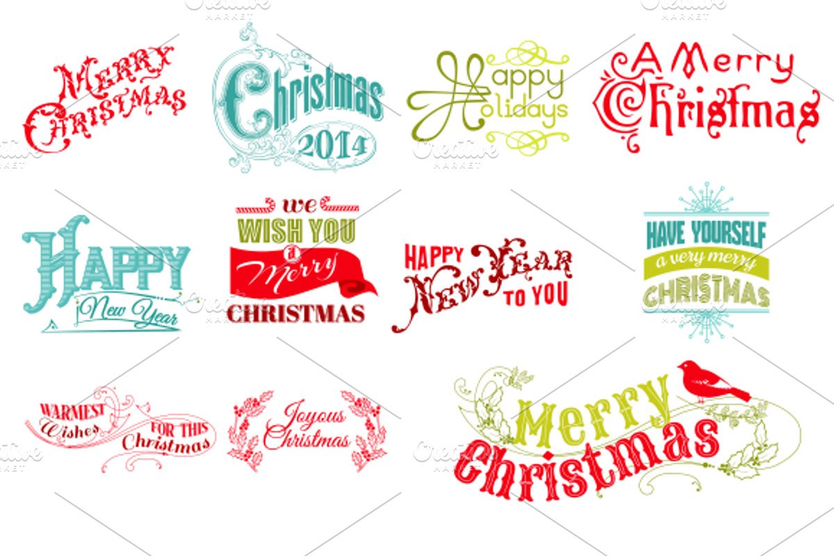 Christmas pack 155 elements, an Illustration by Anna Studio (Photo 3 of 5)