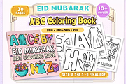Eid Mubarak ABC Coloring Book, an Education Illustration by Craftsbeefy (Thumbnail 1 of 4)