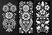 Ornate Floral Laser Cut Pattern Bun, an Object Graphic by balal (Thumbnail 11 of 11)