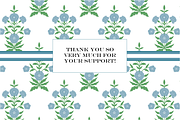 Boho Patterns Blue Green, a Pattern Graphic by RachelStudio (Thumbnail 10 of 10)