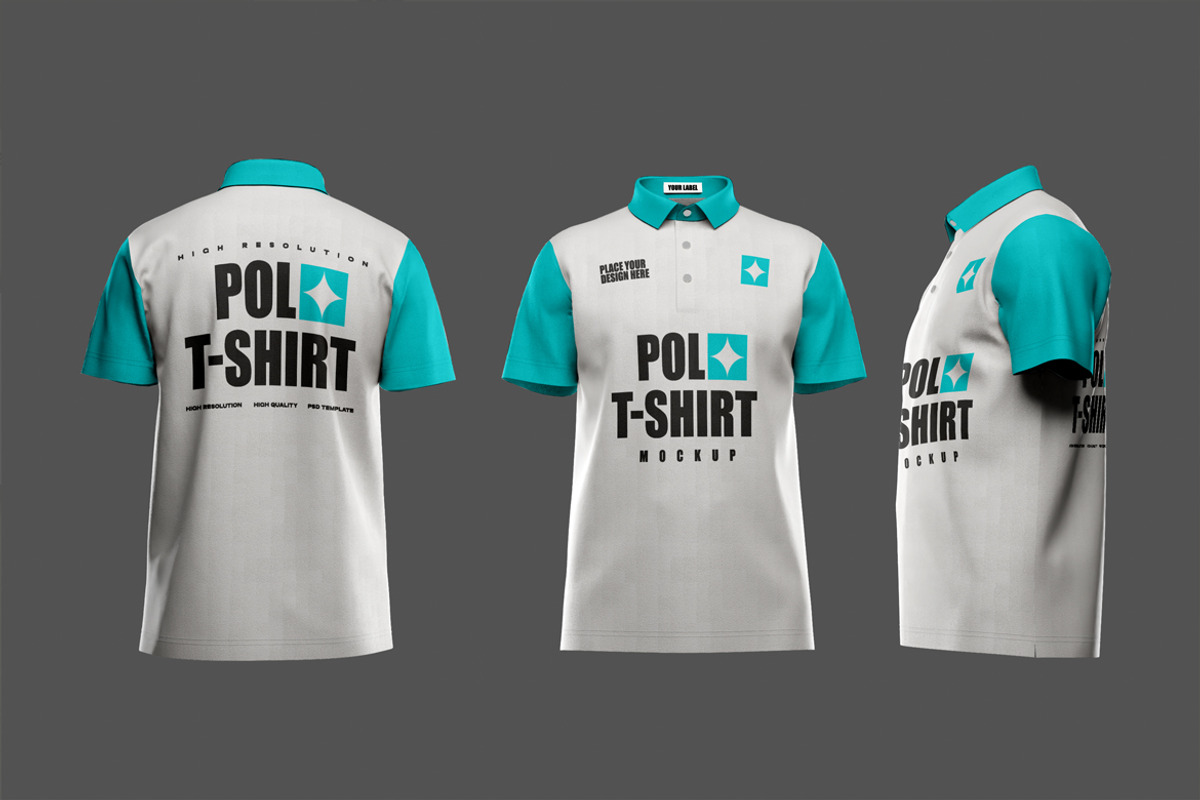 Polo Shirt Mockup, a Mockup by Mockupnine (Photo 4 of 4)