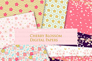 Cherry Blossom, Japanese Sakura, an Illustration by Mia's Graphic Design (Thumbnail 8 of 9)