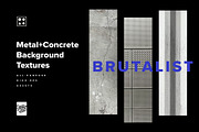 Brutalist Metal & Concrete Textures, a Texture Graphic by Creative Veila (Thumbnail 5 of 10)