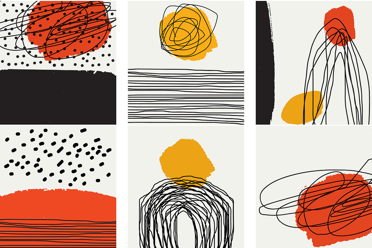 Mid century minimalist retro art 2, a Decorative Illustration by SmartDesign (Photo 6 of 6)