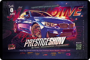 Prestige Show Event Flyer, a Flyer Template by regalDRAW