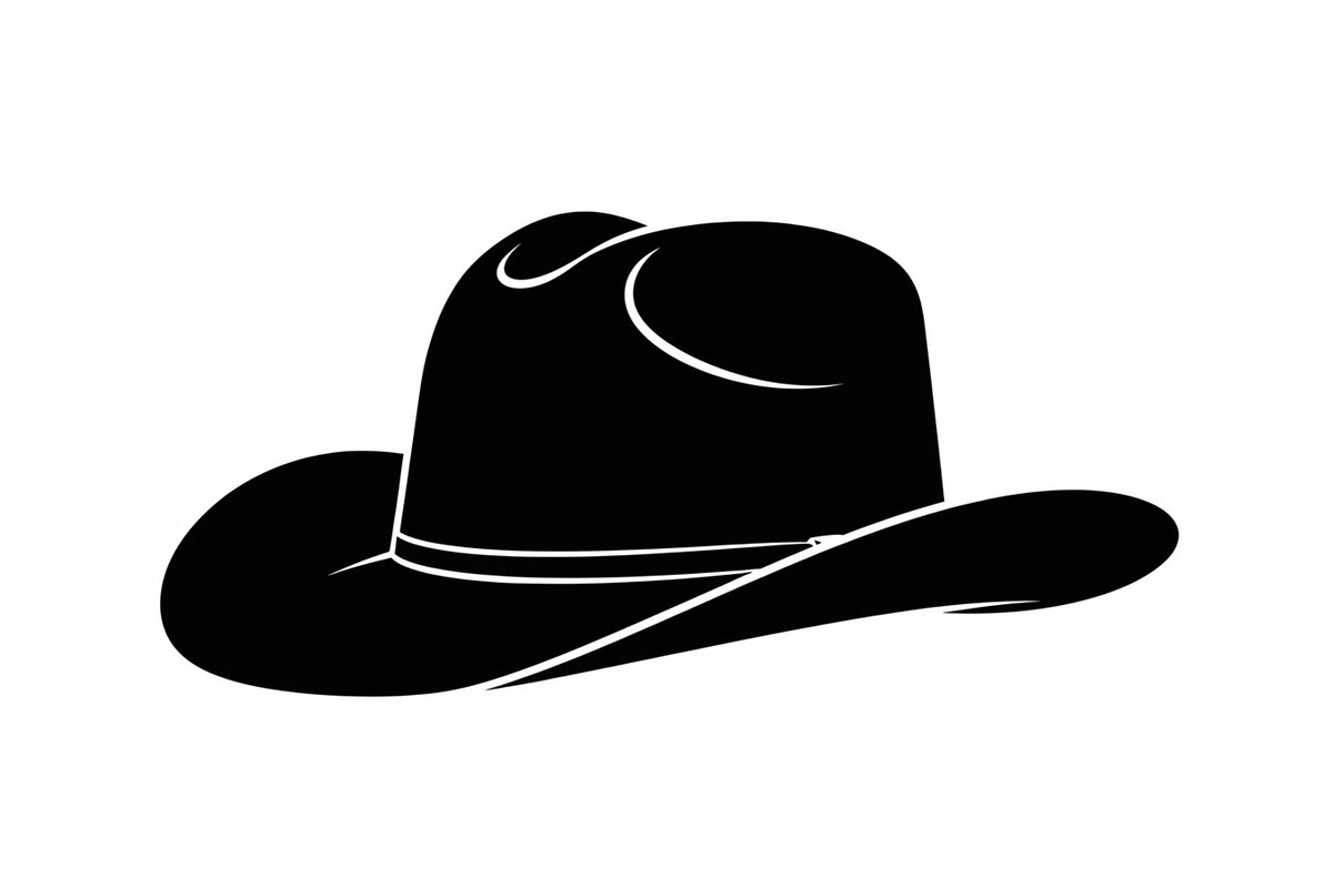 Minimal Cowboy Hat Silhouette Bundle, an Illustration by Designs_River (Photo 44 of 51)