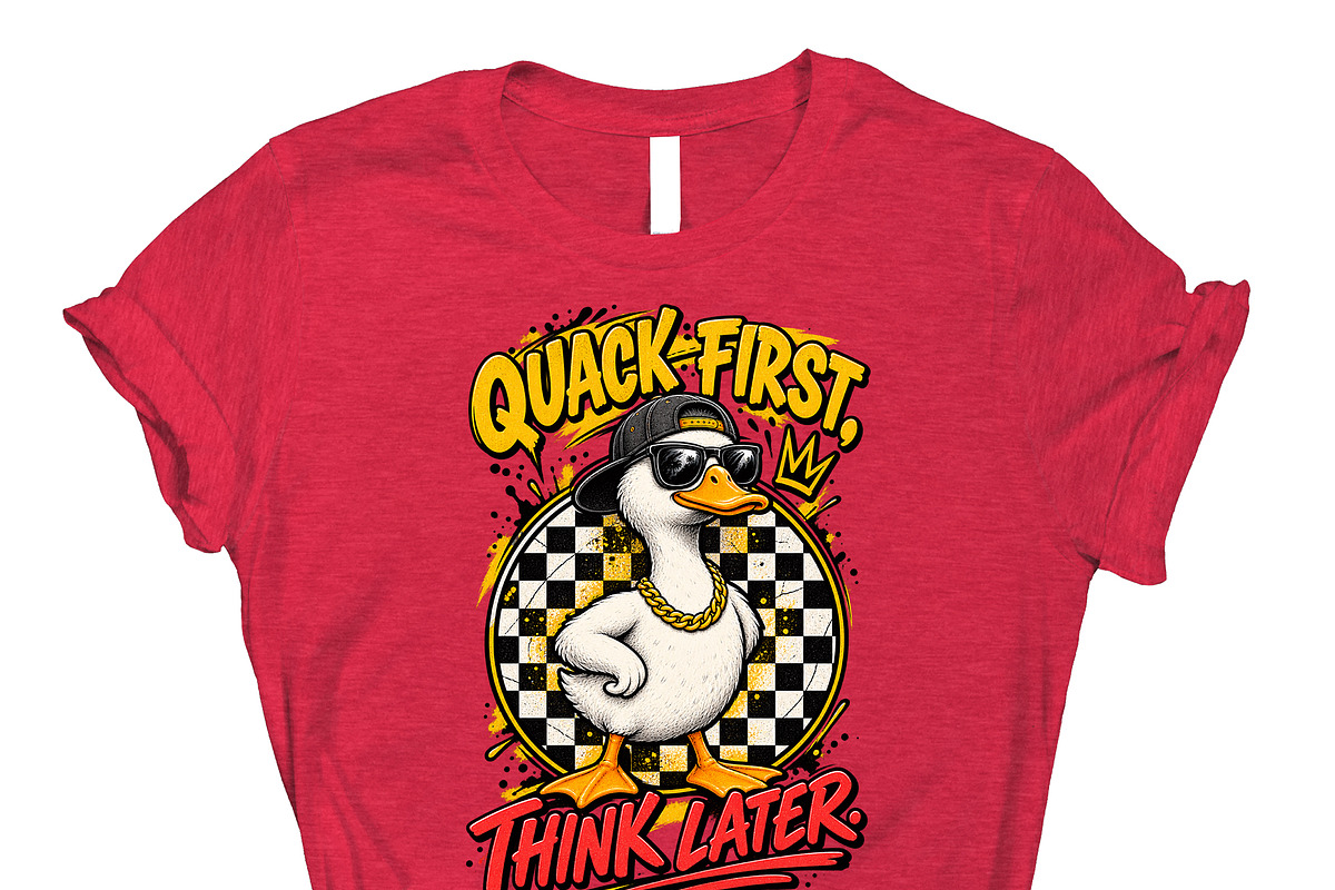 Quack First Think Later Cool PNG, an Object Graphic by Star Graphic Design (Photo 11 of 13)