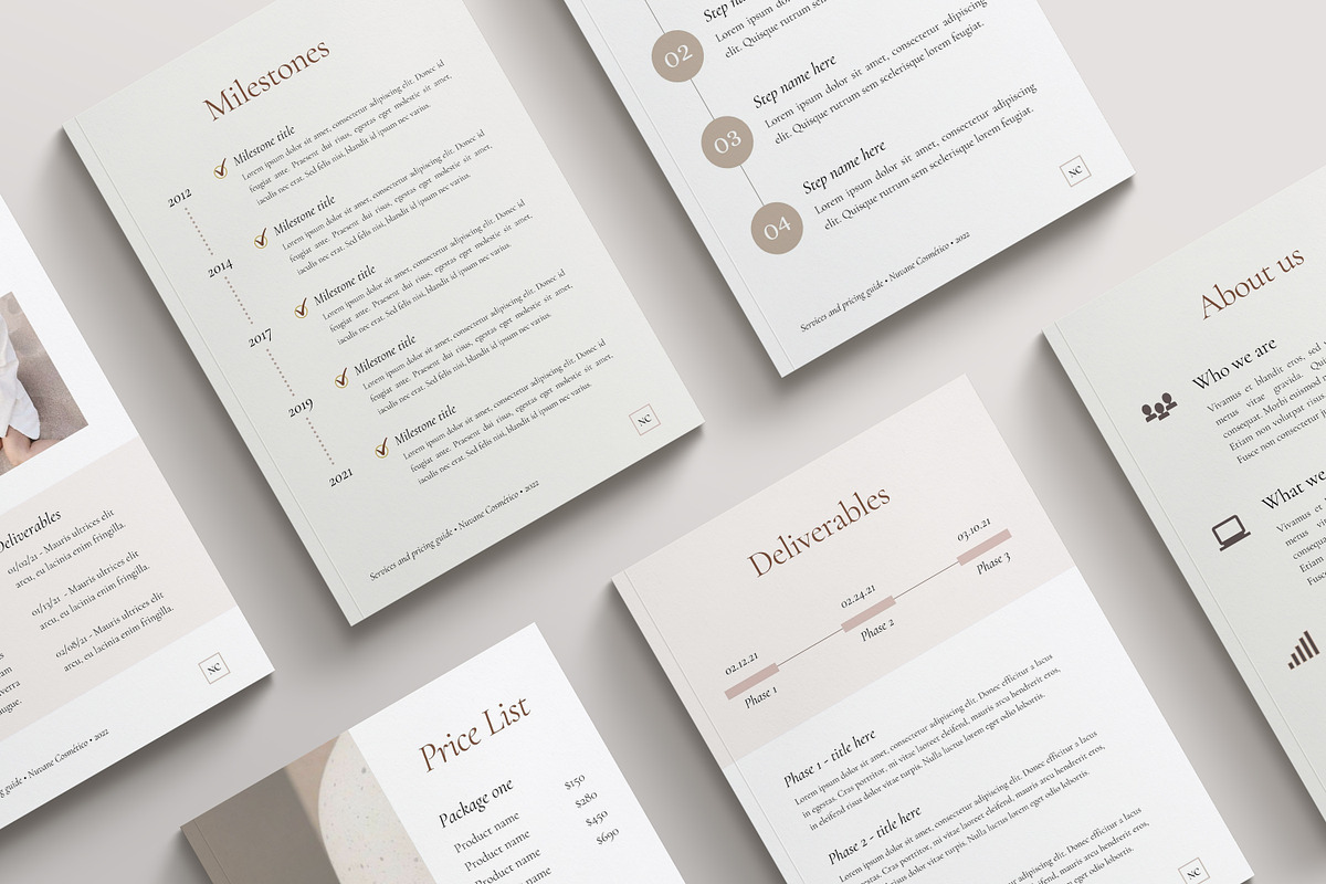 Services & Pricing Guide Template, a Magazine Template by LiliesandBerries (Photo 6 of 11)