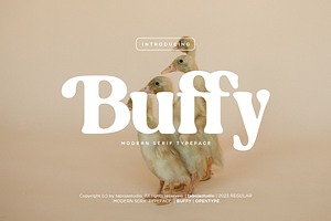 Buffy | Serif Font, a Serif Font by Taboja Studio