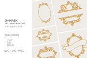 30 Damask  pattern frames 03, an Illustration by Bloom21Art (Thumbnail 1 of 7)