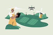 Agriculture Technology Illustration, a Technology Illustration by Jump Studio (Thumbnail 3 of 10)