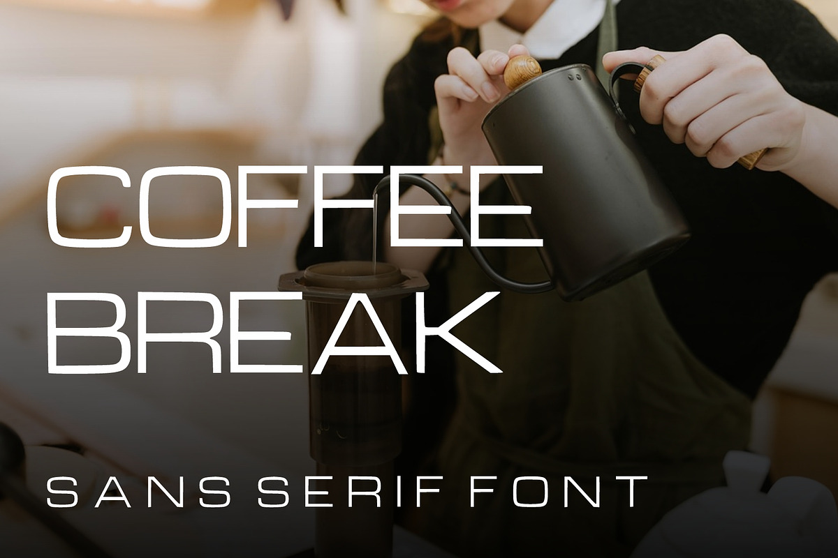 Coffee Break, a Font by Limited.studio (Photo 1 of 6)