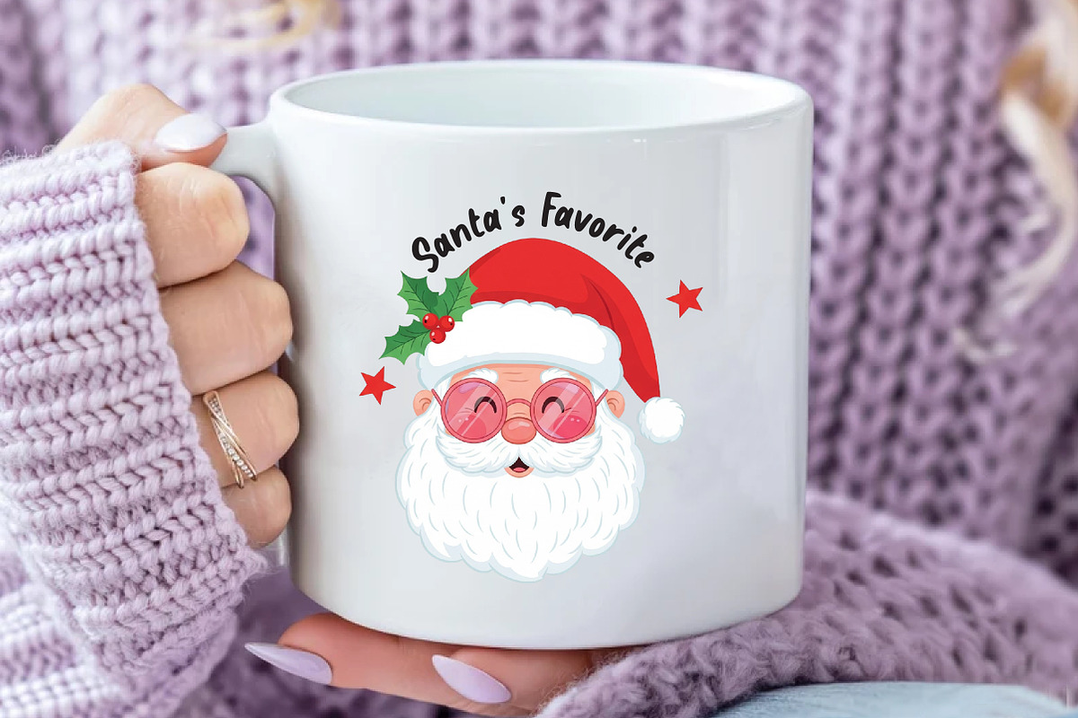 Vintage Christmas Png Santa PNG, an Illustration by Daily.Designs (Photo 5 of 5)