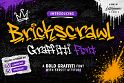 Brickscrawl Font, a Handwritten Font by Letterhanna Studio (Thumbnail 1 of 10)
