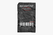 Сrumpled Receipt Mockup, an Advertising Mockup by Design Squad (Thumbnail 2 of 3)