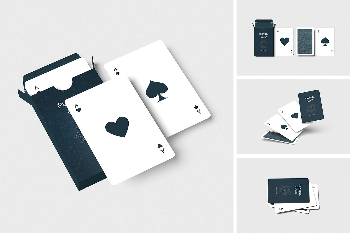 Playing Cards Mockup, an Advertising Mockup by Twins_studio926 (Photo 1 of 5)