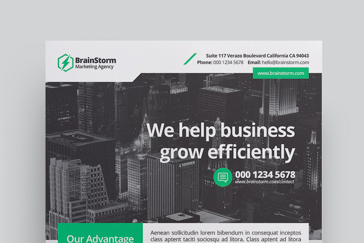 Corporate Flyer, a Flyer Template by Verazo (Photo 3 of 3)