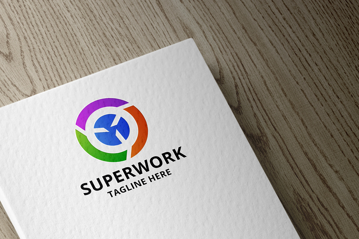 Super Work Logo Template, a Branding & Logo Template by Design_Planet