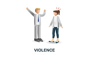 Harassment 3D Icons Set Bundle, an Object Graphic by Aimagenarium@gmail.com (Thumbnail 3 of 21)