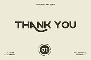 Vorome Logo Sans Font, a Sans Serif Font by Artiveko (Thumbnail 8 of 8)