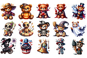 Cute Halloween Clipart,Gothic, Voodo, an Illustration by Sublimation Artist (Thumbnail 4 of 14)