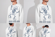 Skeleton T-Shirt Design, an Object Graphic by Ahluva Studio (Thumbnail 1 of 7)