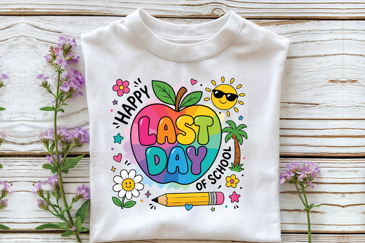 Teacher Summer Break Sublimation, a Seasonal Illustration by DreamPrint404 (Photo 2 of 6)