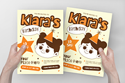 Kids Retro Birthday Invitation, a Flyer Template by Annora Studio (Thumbnail 3 of 6)