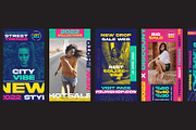 100 Abstract Reels PSD Templates, a Social Media Template by Giraffe Design Studio (Thumbnail 13 of 21)