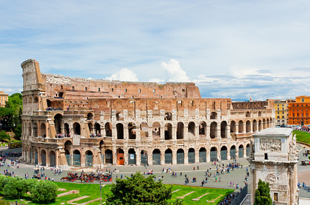 The Colosseum in Rome, Italy