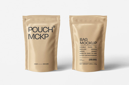 Pouch Bag Mockup